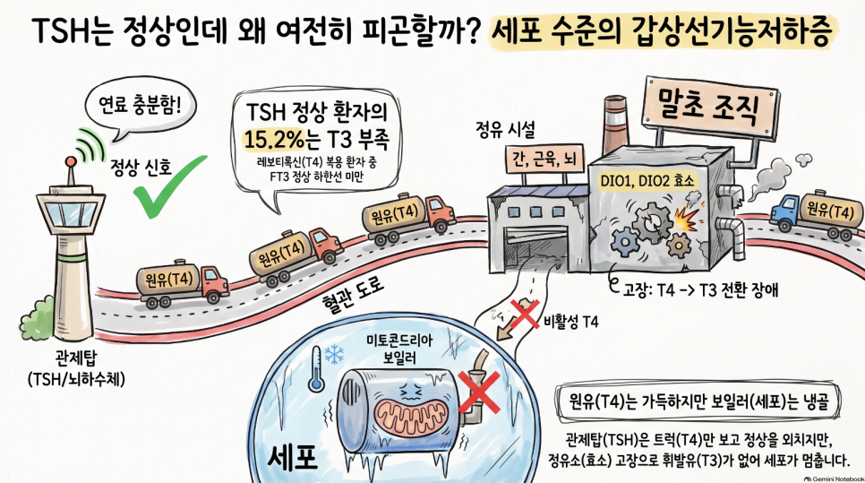 갑상선기능저하증 약 복용 중에도 계속되는 피로와 브레인포그, 왜 그럴까요? 오브한의원의 뇌파 및 자율신경 진단과 가역적 여포세포 기능 회복을 돕는 맞춤 한약 치료