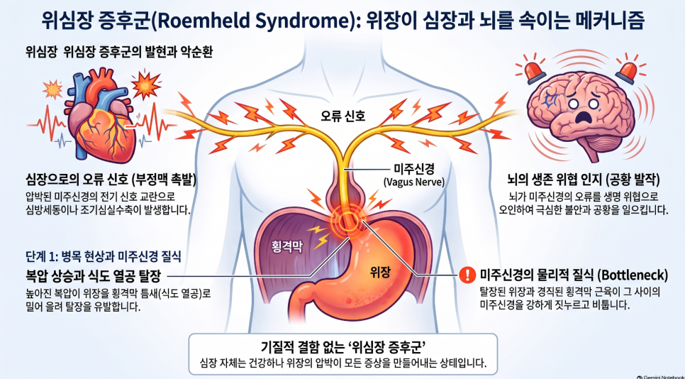 식도 열공과 미주신경의 질식: 위심장 증후군과 통합 치료 솔루션